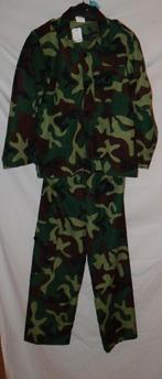 Leuk groen/bruin/zwart LEGER/ARMY/CADET pak, Ophalen, Gebruikt, 134 t/m 140, Jongen of Meisje