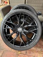 Concaver CVR1 5x114,3 22 inch met Goodyear F1 banden 7mm, Gebruikt, 265 mm, Banden en Velgen, Overige maten