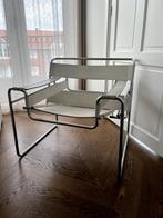 Wassily Marcel Breuer Arrmchair Replica White, Ophalen, Gebruikt, Metaal