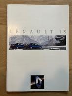 Autofolder/Brochure Renault 19 1993, Ophalen of Verzenden, Nieuw, Renault