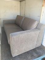 Topform 3-zitsbank Leer/Stof, Stof, Gebruikt, Tweepersoons, 75 tot 100 cm
