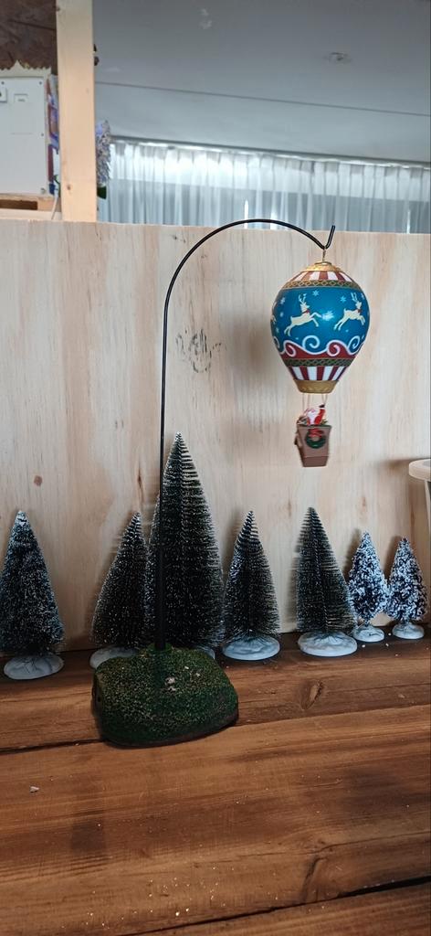 Reindeer hot air balloon lemax, Diversen, Kerst, Zo goed als nieuw, Ophalen of Verzenden