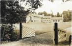 Chaam, Jeugdherberg Het Putven, toegangshek, vlag, trap, Verzenden, 1940 tot 1960, Gelopen, Noord-Brabant