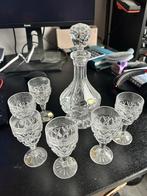 Bohemia Kristal Cognac Karaf met 6 Glazen, Ophalen of Verzenden