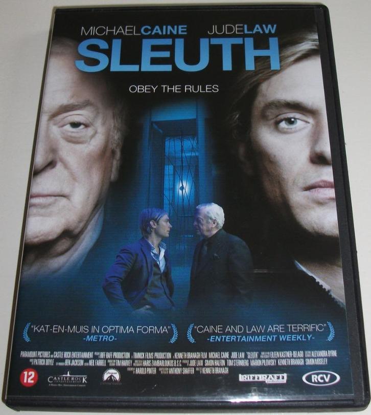 Dvd *** SLEUTH ***, Cd's en Dvd's, Dvd's | Thrillers en Misdaad, Zo goed als nieuw, Overige genres, Vanaf 12 jaar, Ophalen of Verzenden