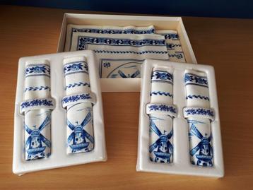 Servetten in ring met placemats NIEUW Uniek Delfts blauw