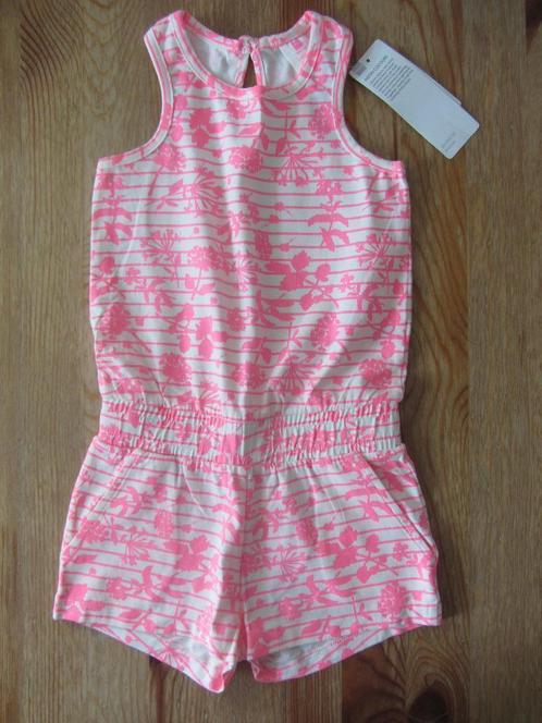 Nieuwe roze/witte jumpsuit maat 98-104, Kinderen en Baby's, Kinderkleding | Maat 98, Nieuw, Meisje, Overige typen, Ophalen of Verzenden