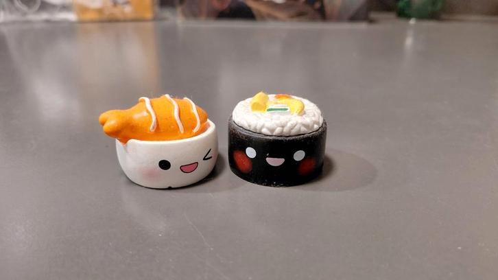 Sushi poppetjes, Verzamelen, Poppetjes en Figuurtjes, Zo goed als nieuw, Ophalen of Verzenden