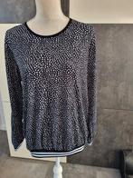 Angelle Milan Travelstof truitje XL, Kleding | Dames, Blouses en Tunieken, Angelle Milan, Zwart, Maat 46/48 (XL) of groter, Ophalen of Verzenden