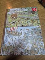 2 Puzzels in 1 doos 2x 1000 stukjes (pieces of history), Hobby en Vrije tijd, Denksport en Puzzels, Ophalen, Meer dan 1500 stukjes