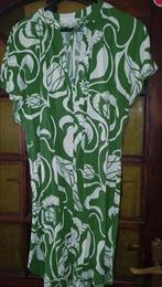 Leuk zomers tuniek/jurkje groen/wit ML NIEUW!!100 %Viscose, H&M, Ophalen, Nieuw, Groen