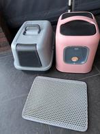 2 kattenbakken met grindmat, Dieren en Toebehoren, Ophalen of Verzenden, Gebruikt, Open