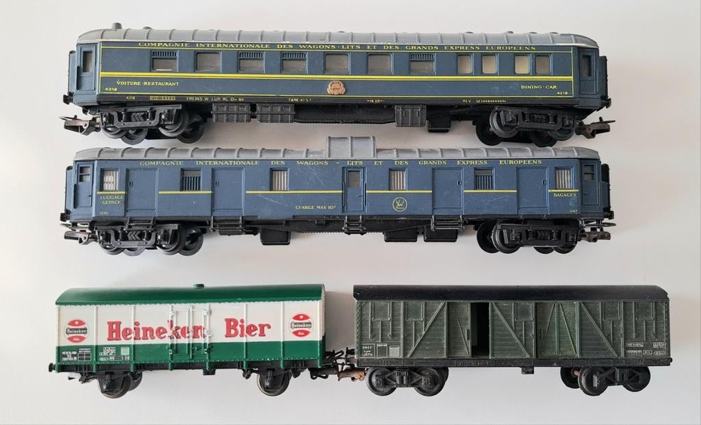Joueff wagens en rijtuigen, Hobby en Vrije tijd, Modeltreinen | H0, Ophalen of Verzenden, Gelijkstroom, Wagon