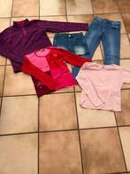 Pakket 3 stuks Fleece-vest, Truitje en Broekje, 140-146, Meisje, Overige typen, Gebruikt, Declaton, Chiboogi enz.