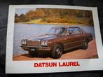 Datsun laurel folder, Boeken, Auto's | Folders en Tijdschriften, Ophalen of Verzenden, Zo goed als nieuw, Overige merken