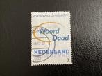 Nederlandse postzegel - Woord en Daad, Postzegels en Munten, Ophalen of Verzenden, Gestempeld