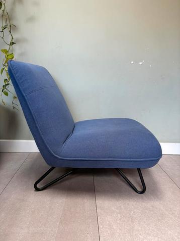 Lanterfant loungestoel fauteuil Jeroen blauw beschikbaar voor biedingen