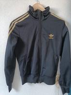 Zwarte trainingsjas maat 38 Unisex Adidas, Zwart, Overige maten, Ophalen of Verzenden, Zo goed als nieuw