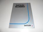 brochure Datsun Bluebird, Verzenden, Zo goed als nieuw, Overige merken
