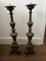 2 koperen kandelaars, Antiek en Kunst, Antiek | Kandelaars, Ophalen of Verzenden, Koper of Brons
