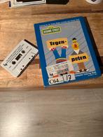 Tegenpolen van Sesamstraat – Commodore 64 Cassette Met Doos, Computers en Software, Vintage Computers, Ophalen of Verzenden, Commodore