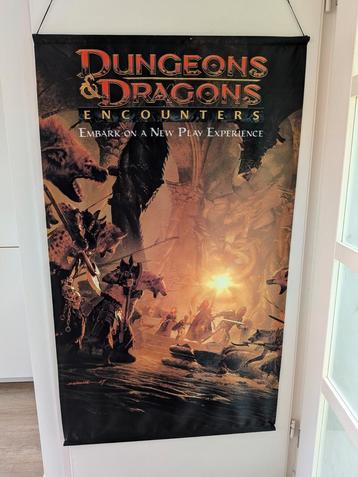 D&D Encounters Banner - Mancave Decoratie beschikbaar voor biedingen