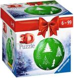 Ravensburger: 3D Puzzle: Kerstbal Kerstboom, Ophalen of Verzenden, Minder dan 500 stukjes, Nieuw, Rubik's of 3D-puzzel