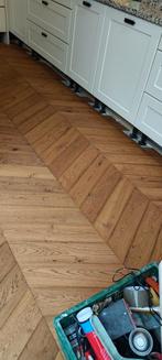 Houten Vloer Summer Oak hongaarse punt- 4.5m2, 50 tot 150 cm, Nieuw, Minder dan 5 m², 10 tot 30 cm