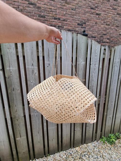 4 nieuwe Bamboe Hanglampen, Huis en Inrichting, Lampen | Hanglampen, Nieuw, Minder dan 50 cm, Overige materialen, Ophalen of Verzenden