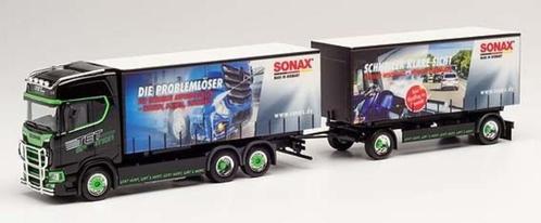 Scania CS HD W.Hz. TET / Sonax Big Mike Herpa, Hobby en Vrije tijd, Modelauto's | 1:87, Nieuw, Bus of Vrachtwagen, Herpa, Ophalen of Verzenden