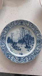 Petrus Regout 'Winter' Bord, Antiek en Kunst, Ophalen