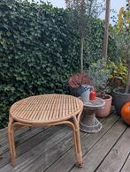 Geweldig rotan bamboe tuintafel salontafel, Tuin en Terras, Tuintafels, Ophalen, Rond