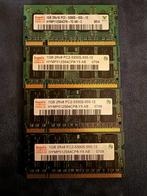 4x Hynix 1GB DDR2 PC2-5300S, Computers en Software, RAM geheugen, Ophalen of Verzenden, Zo goed als nieuw, DDR2, Desktop
