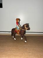 Schleich paardje met ruiter, Ophalen of Verzenden, Zo goed als nieuw