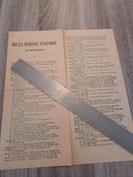" SOLEX " Bromfiets  folder, van Service stations., Fietsen en Brommers, Handleidingen en Instructieboekjes, Ophalen of Verzenden