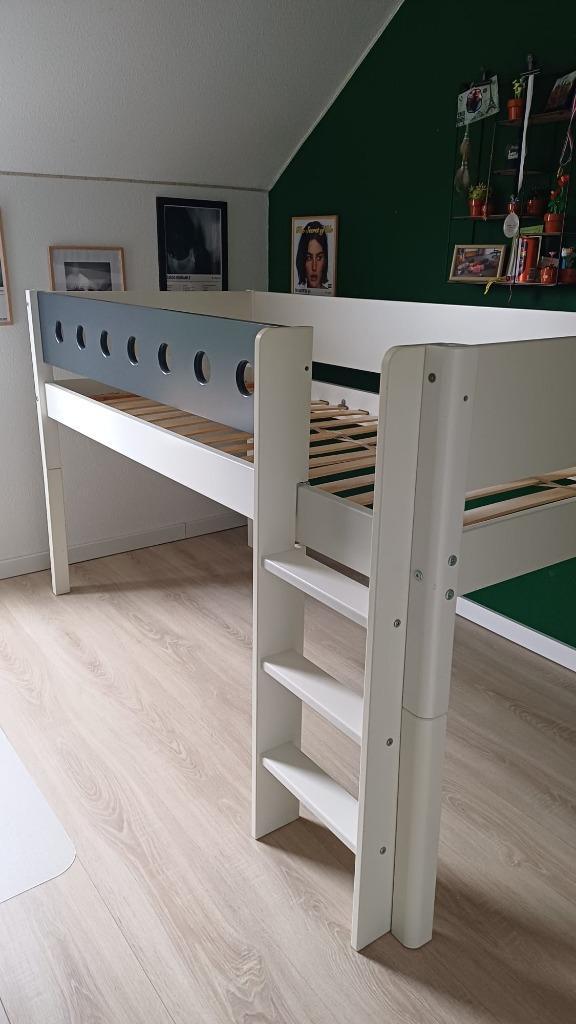 Halfhoogslaper - merk Flexa, Kinderen en Baby's, Kinderkamer | Stapelbedden en Hoogslapers, Gebruikt, Halfhoogslaper, Ophalen