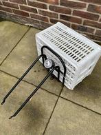 Fietsrek + lamp, Fietsen en Brommers, Ophalen, Gebruikt, Onbekend, Stuurbevestiging