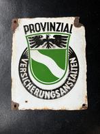 Duits emaille wandbord Provinzial Versicherungsanstalten, Ophalen of Verzenden