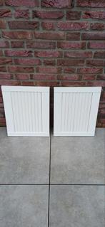 Decoratie Raamscherm Windows Shutters Wit Hout 40x50cm 2st., Huis en Inrichting, Woonaccessoires | Kamerschermen, Ophalen of Verzenden