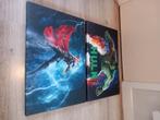 Canvasdoeken marvel, Wanddecoratie, Zo goed als nieuw, Ophalen