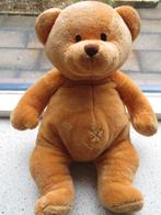 Beer merk Unitoys oranje/bruin velours meet ca 40 cm, Kinderen en Baby's, Ophalen of Verzenden, Nieuw, Beer