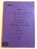 NS Voorschriften Voorkoming Persoonlijke Ongevallen 1959, Verzamelen, Spoorwegen en Tramwegen, Verzenden, Zo goed als nieuw, Trein