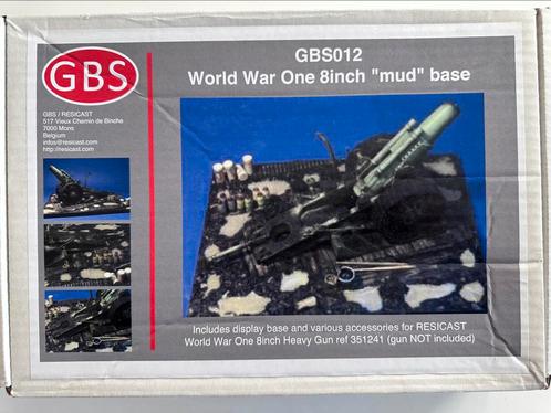 1/35 display base en accessoires voor 8inch howitzer, Hobby en Vrije tijd, Modelbouw | Figuren en Diorama's, Zo goed als nieuw