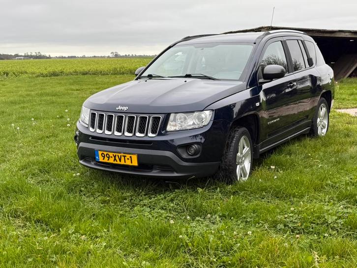 Jeep Compass 2.0 2WD 2012 Blauw, Auto's, Jeep, Particulier, ABS, Adaptive Cruise Control, Airbags, Airconditioning, Alarm, Apple Carplay