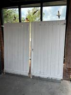Garagedeuren gebruikt 2120 B x 1980 H, Tuin en Terras, Ophalen, Gebruikt, Schuur