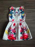 Mooie mouwloze A-lijn zomerjurk in maat M (ZGAN), Maat 38/40 (M), Wit, Ophalen of Verzenden, Zo goed als nieuw