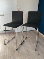 2x IKEA barstoel, Huis en Inrichting, Barkrukken, Ophalen, Gebruikt, Met voetsteun, 90 cm of meer
