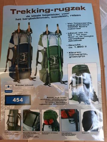 Trekking rugzak: voor studenten en wandelaars beschikbaar voor biedingen