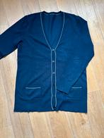 Olsen Fashion donkerblauw vest, M, witte bies, heel goed, Kleding | Dames, Truien en Vesten, Maat 38/40 (M), Olsen, Blauw, Ophalen of Verzenden