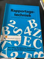Jaap de Jong - Rapportagetechniek, Boeken, Ophalen of Verzenden, Zo goed als nieuw, Jaap de Jong; Christine Swankhuisen; Bas Andeweg; Sjaak Baars...